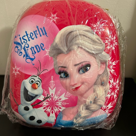 Disney Cartoon Backpack Frozen Kids Cute Hard Shell Waterproof High Capacity - Picture 5 of 6